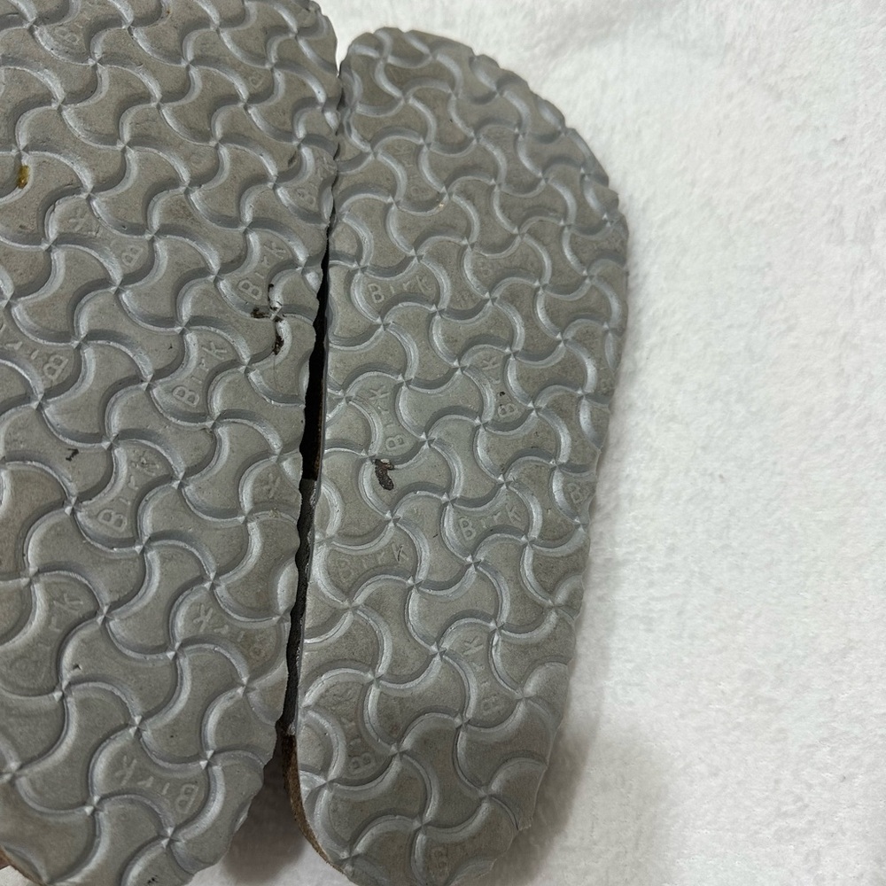 Birkenstock Gizeh Sandals Washed Metallic Silver - Picture 7 of 7
